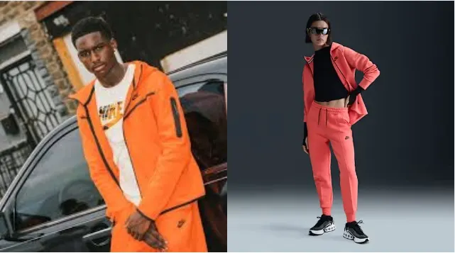 How to Style Orange Nike Tech