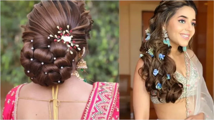 Hairstyle for Saree