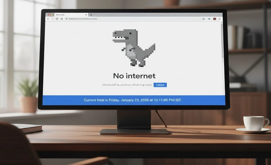 No Internet Chrome Will Let You Know When This Page Is Ready. Cancel